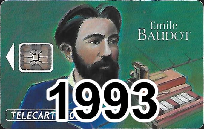 Carte téléphonique 1993