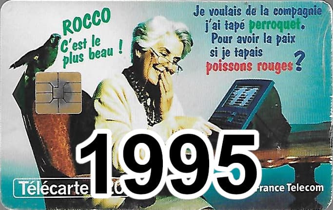 Carte téléphonique 1995