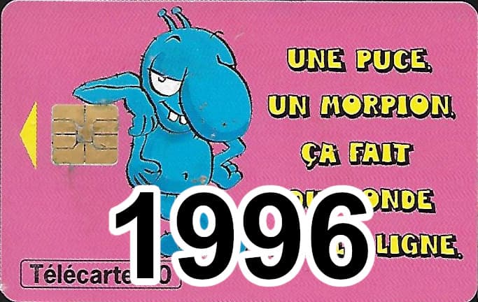 Carte téléphonique 1996