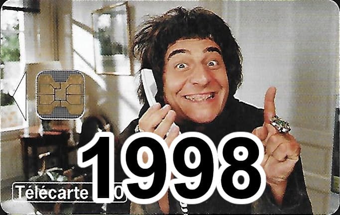 Carte téléphonique 1998