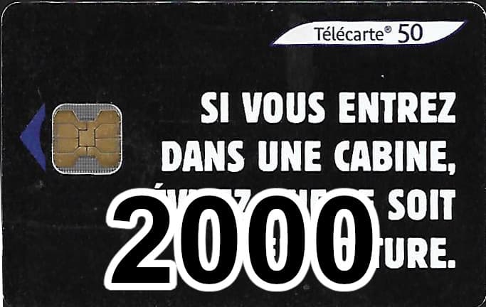 Carte téléphonique 2000