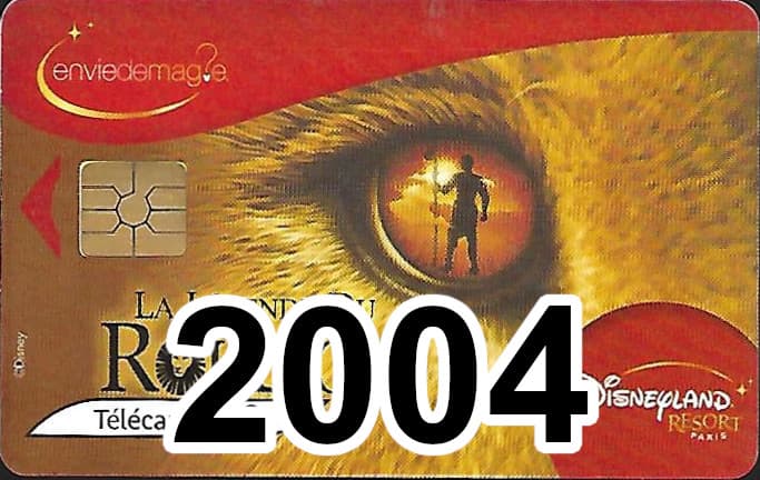 Carte téléphonique 2004