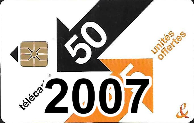 Carte téléphonique 2007