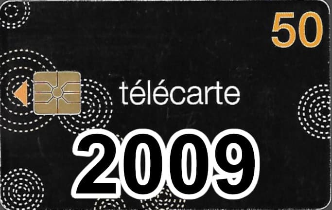 Carte téléphonique 2009